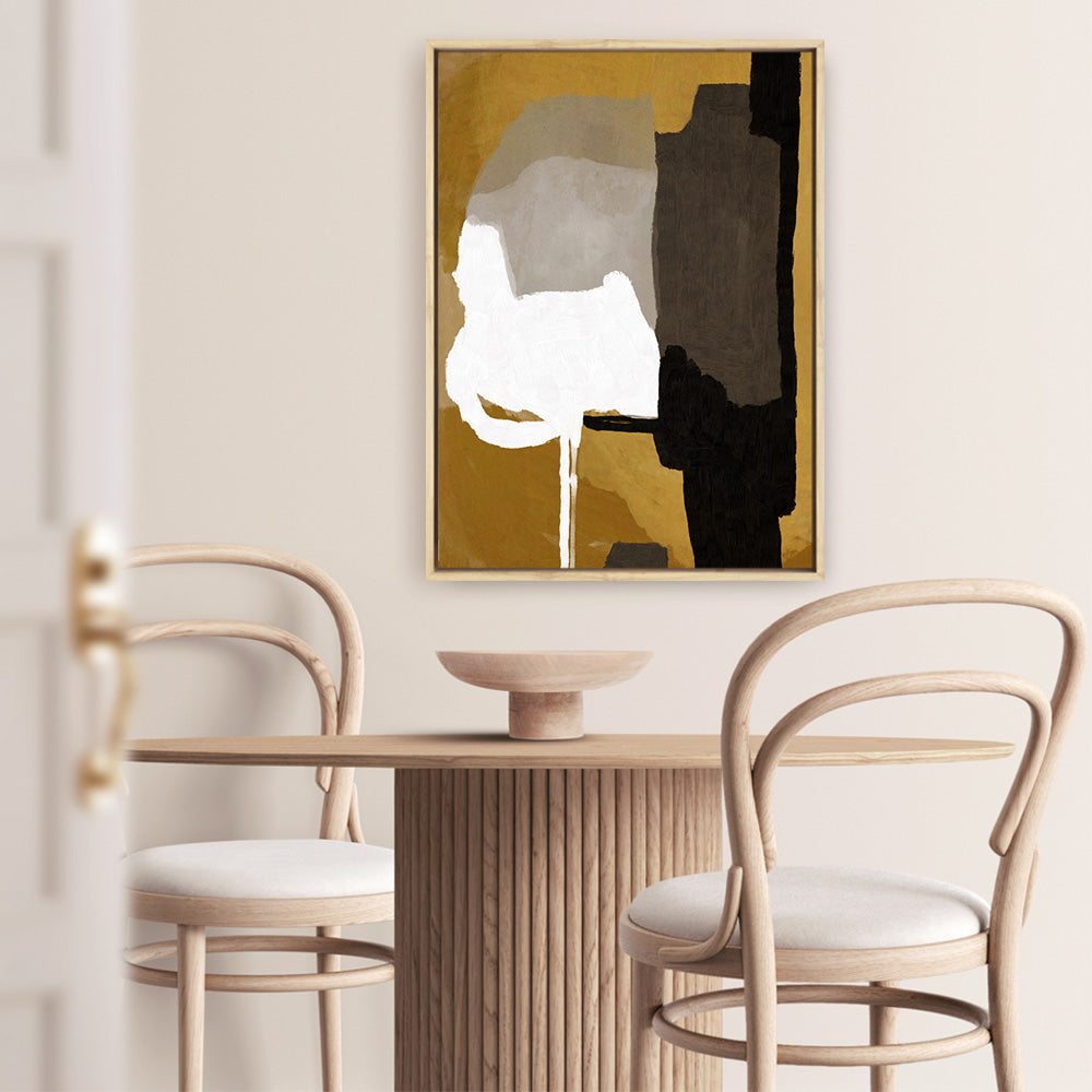 Shop Clue Canvas Print a painted abstract themed framed canvas wall art print from The Print Emporium artwork collection - Buy Australian made fine art painting style stretched canvas prints for the home and your interior decor space, TPE-DH-030-CA-35X46-NF