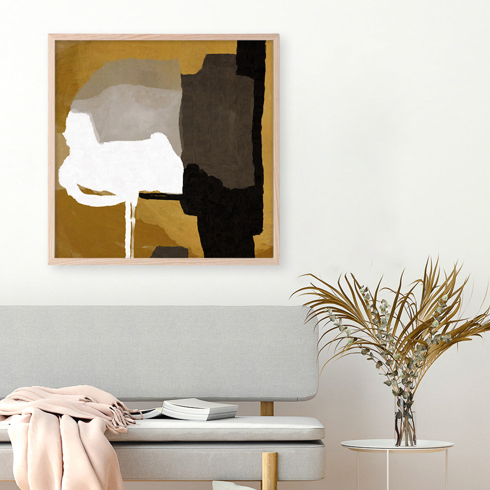 Shop Clue (Square) Art Print a painted abstract themed wall art print from The Print Emporium wall artwork collection - Buy Australian made fine art painting style poster and framed prints for the home and your interior decor room, TPE-DH-260-AP