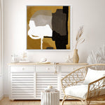 Shop Clue (Square) Canvas Print a painted abstract themed framed canvas wall art print from The Print Emporium artwork collection - Buy Australian made fine art painting style stretched canvas prints for the home and your interior decor space, TPE-DH-260-CA-40X40-NF