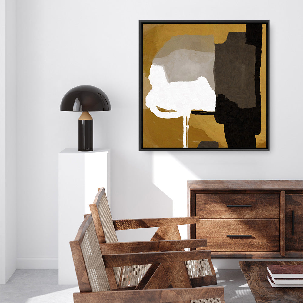 Shop Clue (Square) Canvas Print a painted abstract themed framed canvas wall art print from The Print Emporium artwork collection - Buy Australian made fine art painting style stretched canvas prints for the home and your interior decor space, TPE-DH-260-CA-40X40-NF