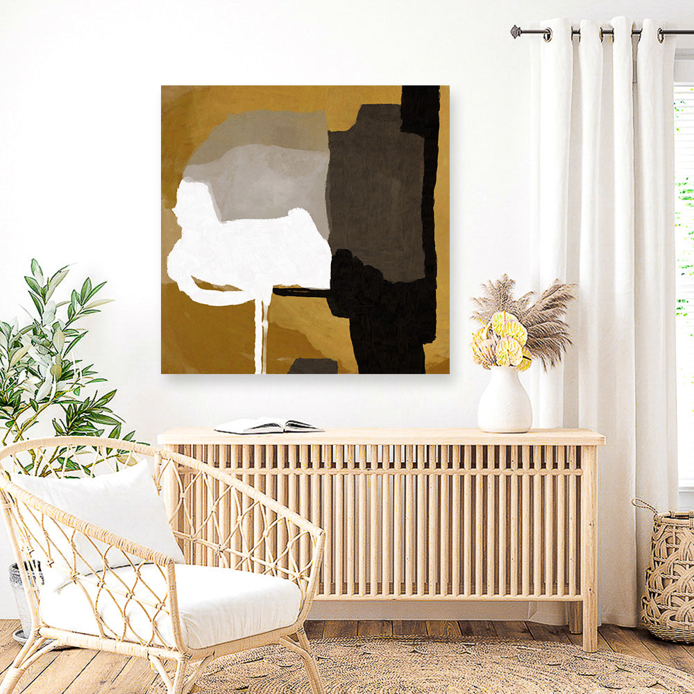 Shop Clue (Square) Canvas Print a painted abstract themed framed canvas wall art print from The Print Emporium artwork collection - Buy Australian made fine art painting style stretched canvas prints for the home and your interior decor space, TPE-DH-260-CA-40X40-NF