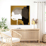 Shop Clue (Square) Canvas Print a painted abstract themed framed canvas wall art print from The Print Emporium artwork collection - Buy Australian made fine art painting style stretched canvas prints for the home and your interior decor space, TPE-DH-260-CA-40X40-NF