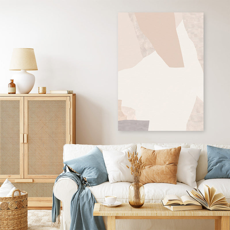 Shop Coarse Canvas Print a painted abstract themed framed canvas wall art print from The Print Emporium artwork collection - Buy Australian made fine art painting style stretched canvas prints for the home and your interior decor space, TPE-PC-MQ001-CA-35X46-NF