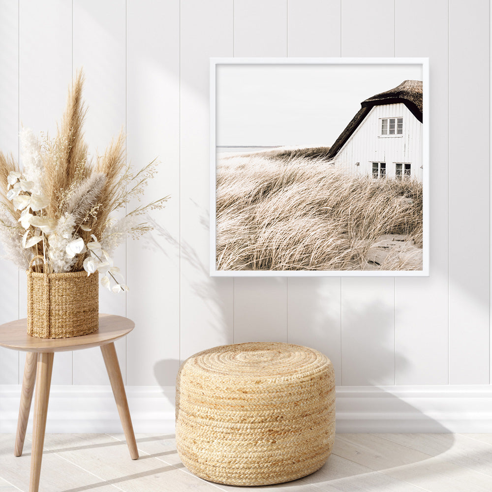 Shop Coastal Barn (Square) Photo Art Print a coastal themed photography wall art print from The Print Emporium wall artwork collection - Buy Australian made fine art poster and framed prints for the home and your interior decor, TPE-1149-AP
