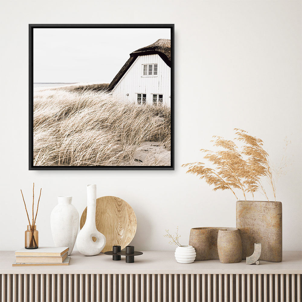 Shop Coastal Barn (Square) Photo Canvas a coastal themed photography framed stretched canvas print from The Print Emporium wall artwork collection - Buy Australian made prints for the home and your interior decor space, TPE-1149-CA-40X40-NF