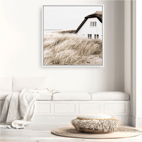 Shop Coastal Barn (Square) Photo Canvas a coastal themed photography framed stretched canvas print from The Print Emporium wall artwork collection - Buy Australian made prints for the home and your interior decor space, TPE-1149-CA-40X40-NF