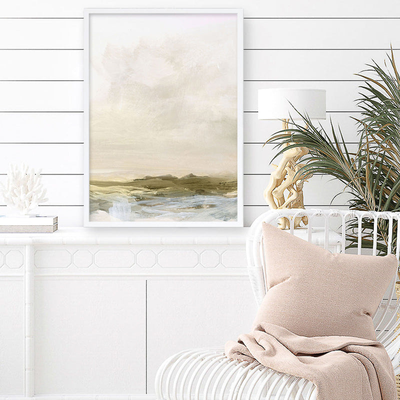 Shop Coastal Break Art Print a painted abstract themed wall art print from The Print Emporium wall artwork collection - Buy Australian made fine art painting style poster and framed prints for the home and your interior decor room, TPE-DH-345-AP