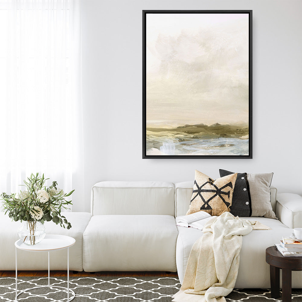 Shop Coastal Break Canvas Print a painted abstract themed framed canvas wall art print from The Print Emporium artwork collection - Buy Australian made fine art painting style stretched canvas prints for the home and your interior decor space, TPE-DH-345-CA-35X46-NF