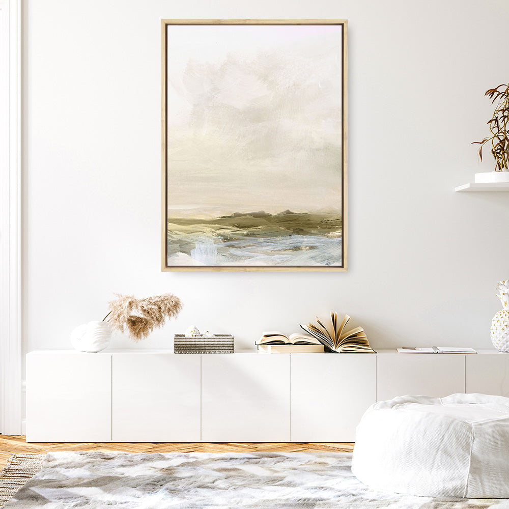 Shop Coastal Break Canvas Print a painted abstract themed framed canvas wall art print from The Print Emporium artwork collection - Buy Australian made fine art painting style stretched canvas prints for the home and your interior decor space, TPE-DH-345-CA-35X46-NF