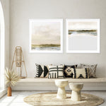 Shop Coastal Break (Square) Art Print a painted abstract themed wall art print from The Print Emporium wall artwork collection - Buy Australian made fine art painting style poster and framed prints for the home and your interior decor room, TPE-DH-154-AP