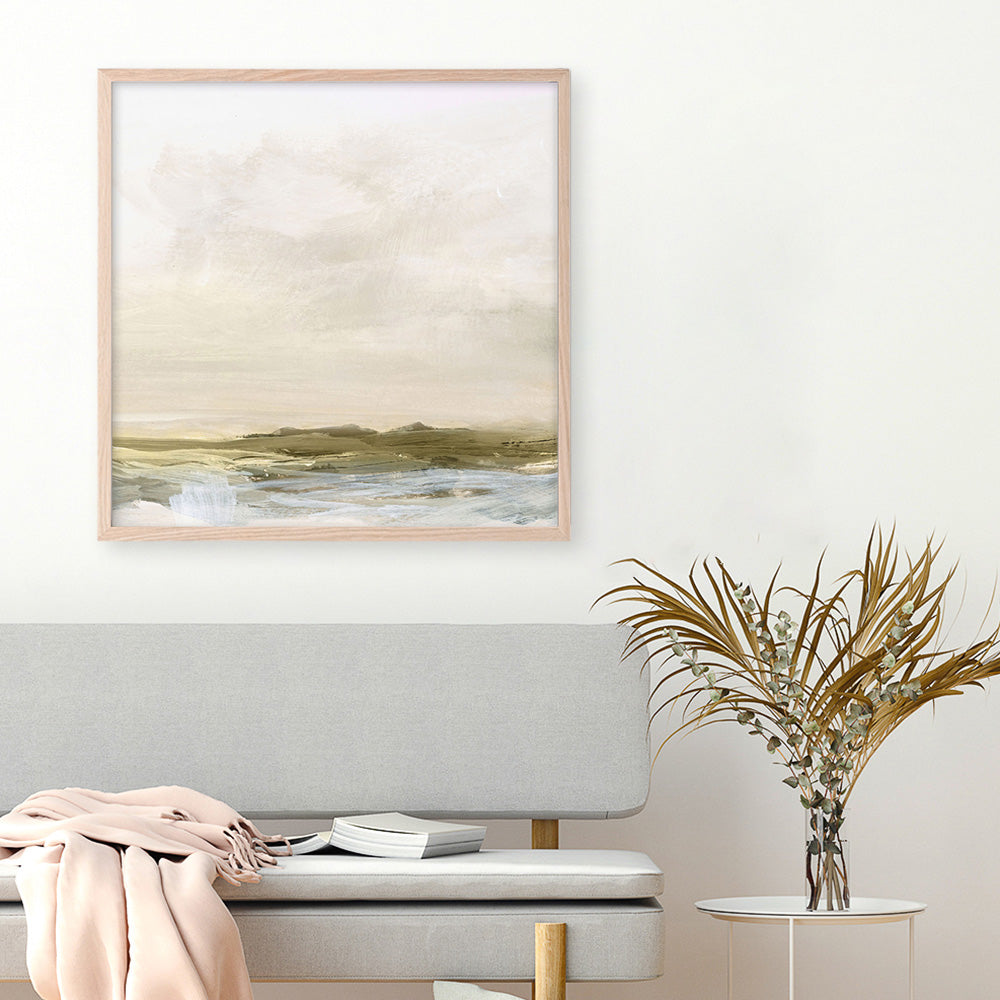 Shop Coastal Break (Square) Art Print a painted abstract themed wall art print from The Print Emporium wall artwork collection - Buy Australian made fine art painting style poster and framed prints for the home and your interior decor room, TPE-DH-154-AP