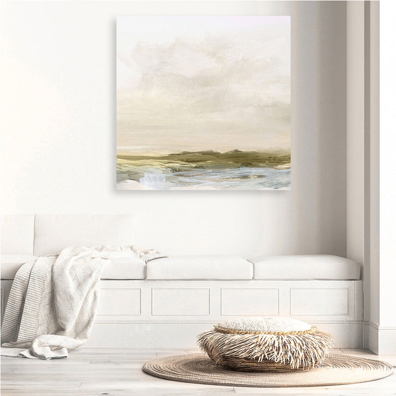 Shop Coastal Break (Square) Canvas Print a painted abstract themed framed canvas wall art print from The Print Emporium artwork collection - Buy Australian made fine art painting style stretched canvas prints for the home and your interior decor space, TPE-DH-154-CA-40X40-NF