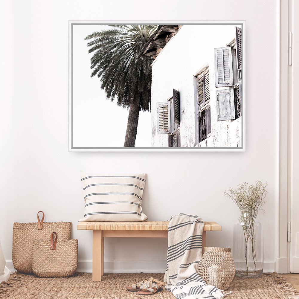 Shop Coastal Casa Photo Canvas Print a coastal themed photography framed stretched canvas print from The Print Emporium wall artwork collection - Buy Australian made prints for the home and your interior decor space, TPE-1076-CA-35X46-NF