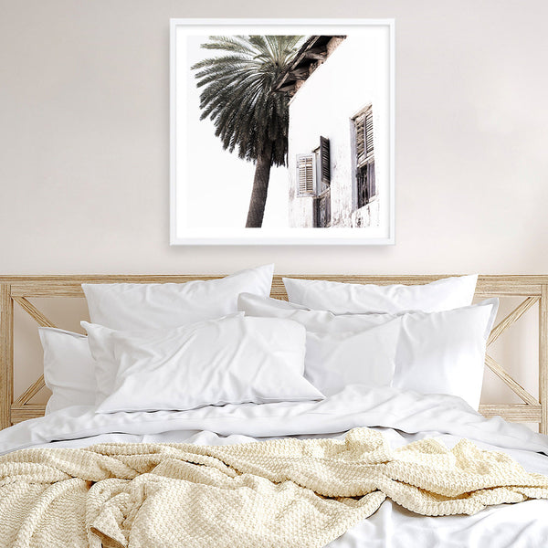 Shop Coastal Casa (Square) Photo Art Print a coastal themed photography wall art print from The Print Emporium wall artwork collection - Buy Australian made fine art poster and framed prints for the home and your interior decor, TPE-1080-AP