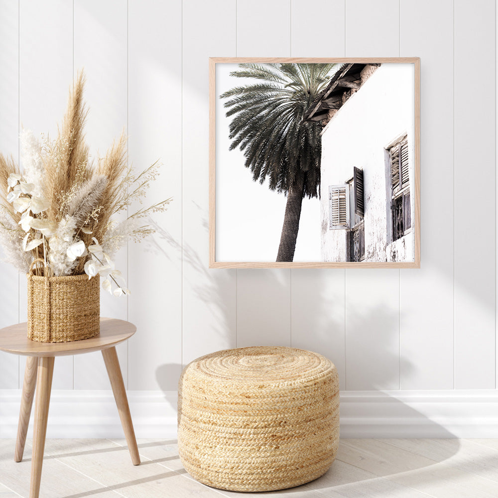 Shop Coastal Casa (Square) Photo Art Print a coastal themed photography wall art print from The Print Emporium wall artwork collection - Buy Australian made fine art poster and framed prints for the home and your interior decor, TPE-1080-AP