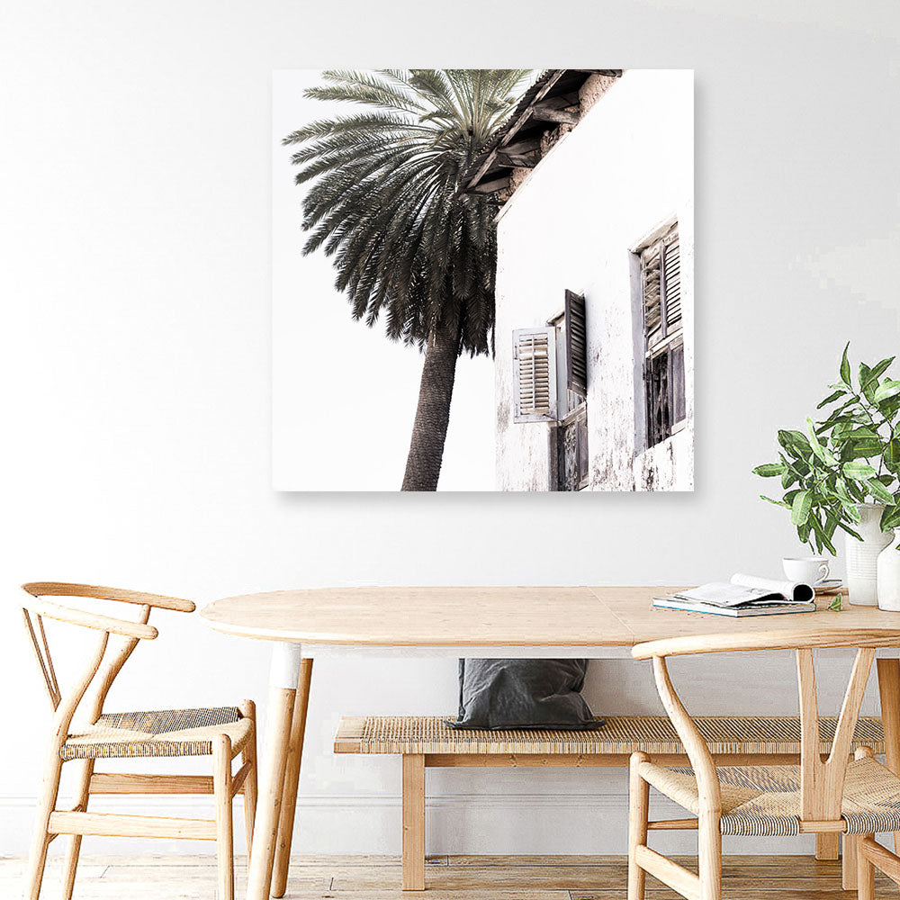 Shop Coastal Casa (Square) Photo Canvas a coastal themed photography framed stretched canvas print from The Print Emporium wall artwork collection - Buy Australian made prints for the home and your interior decor space, TPE-1080-CA-40X40-NF