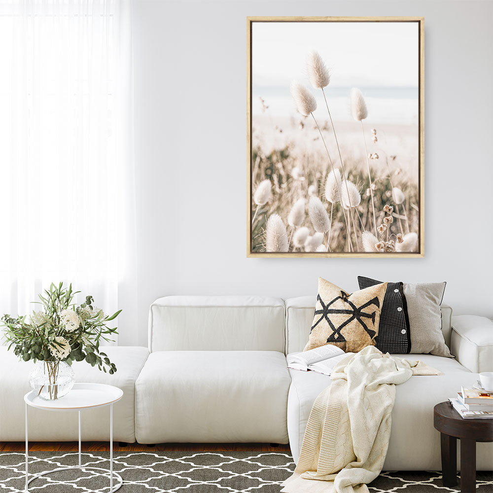 Shop Coastal Grass II Photo Canvas Print a coastal themed photography framed stretched canvas print from The Print Emporium wall artwork collection - Buy Australian made prints for the home and your interior decor space, TPE-1055-CA-35X46-NF