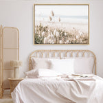 Shop Coastal Grass Photo Canvas Print a coastal themed photography framed stretched canvas print from The Print Emporium wall artwork collection - Buy Australian made prints for the home and your interior decor space, TPE-1051-CA-35X46-NF