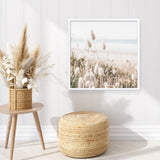 Shop Coastal Grass (Square) Photo Art Print a coastal themed photography wall art print from The Print Emporium wall artwork collection - Buy Australian made fine art poster and framed prints for the home and your interior decor, TPE-1150-AP