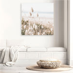Shop Coastal Grass (Square) Photo Canvas a coastal themed photography framed stretched canvas print from The Print Emporium wall artwork collection - Buy Australian made prints for the home and your interior decor space, TPE-1150-CA-40X40-NF
