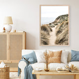 Shop Coastal Path I Photo Art Print a coastal themed photography wall art print from The Print Emporium wall artwork collection - Buy Australian made fine art poster and framed prints for the home and your interior decor, TPE-1152-AP