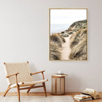 Shop Coastal Path I Photo Canvas Print a coastal themed photography framed stretched canvas print from The Print Emporium wall artwork collection - Buy Australian made prints for the home and your interior decor space, TPE-1152-CA-35X46-NF