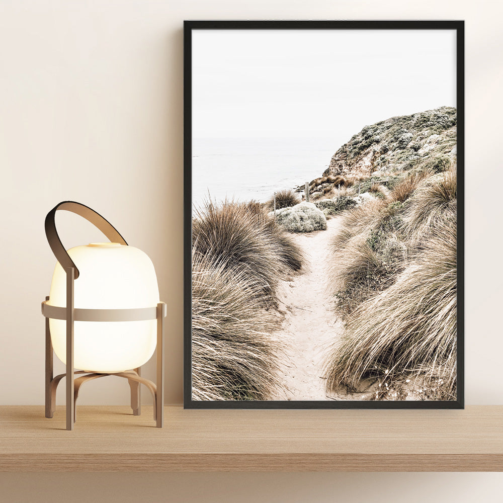 Shop Coastal Path II Photo Art Print a coastal themed photography wall art print from The Print Emporium wall artwork collection - Buy Australian made fine art poster and framed prints for the home and your interior decor, TPE-1153-AP