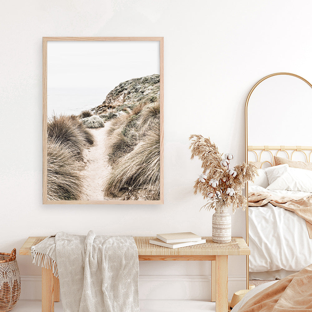 Shop Coastal Path II Photo Art Print a coastal themed photography wall art print from The Print Emporium wall artwork collection - Buy Australian made fine art poster and framed prints for the home and your interior decor, TPE-1153-AP