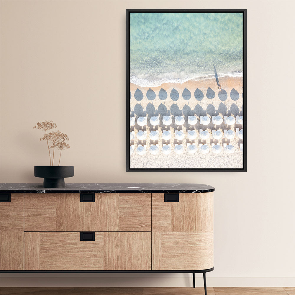 Shop Coastal Vacation I Photo Canvas Print a coastal themed photography framed stretched canvas print from The Print Emporium wall artwork collection - Buy Australian made prints for the home and your interior decor space, TPE-1245-CA-35X46-NF