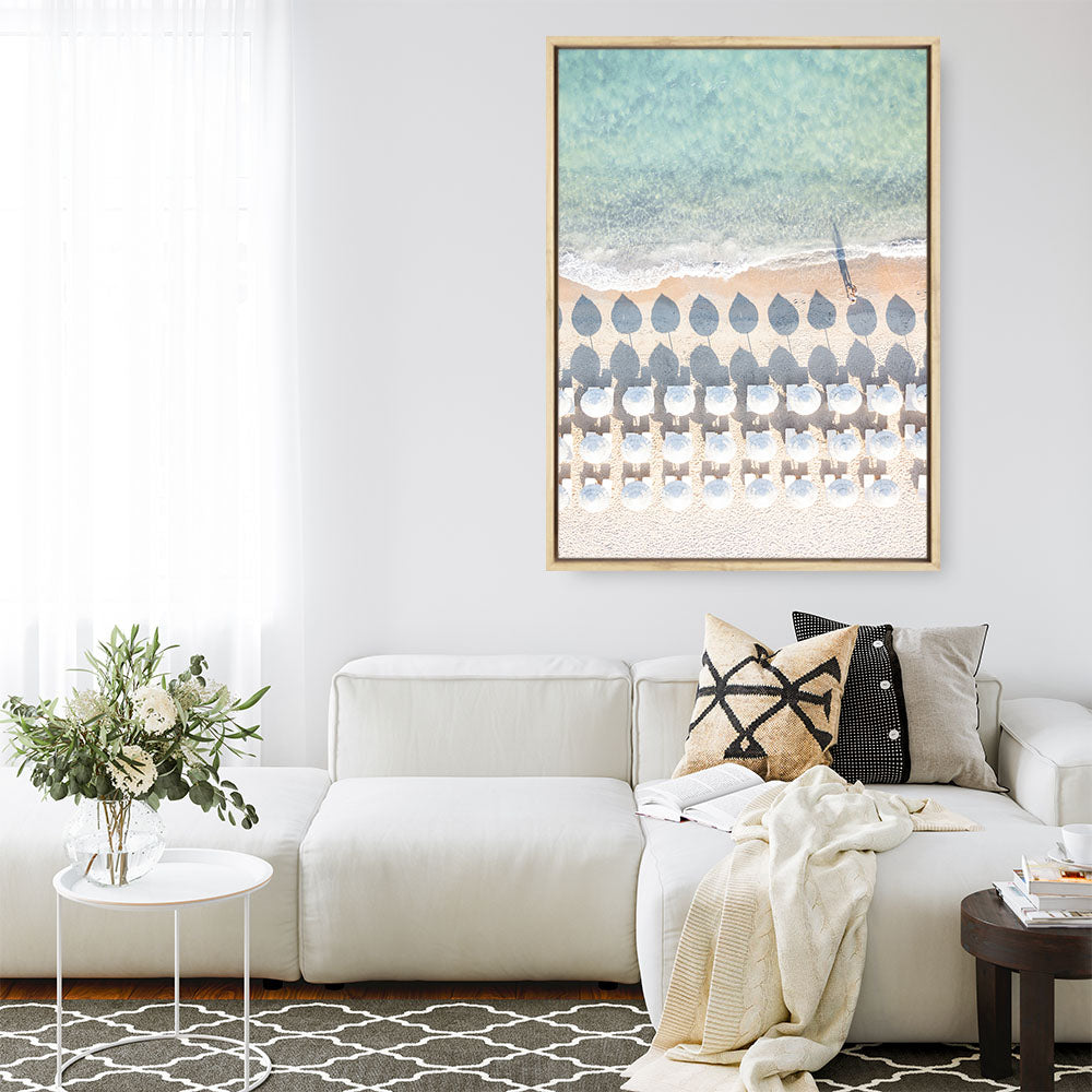 Shop Coastal Vacation I Photo Canvas Print a coastal themed photography framed stretched canvas print from The Print Emporium wall artwork collection - Buy Australian made prints for the home and your interior decor space, TPE-1245-CA-35X46-NF