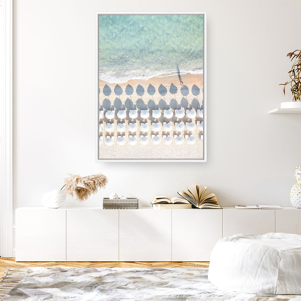 Shop Coastal Vacation I Photo Canvas Print a coastal themed photography framed stretched canvas print from The Print Emporium wall artwork collection - Buy Australian made prints for the home and your interior decor space, TPE-1245-CA-35X46-NF