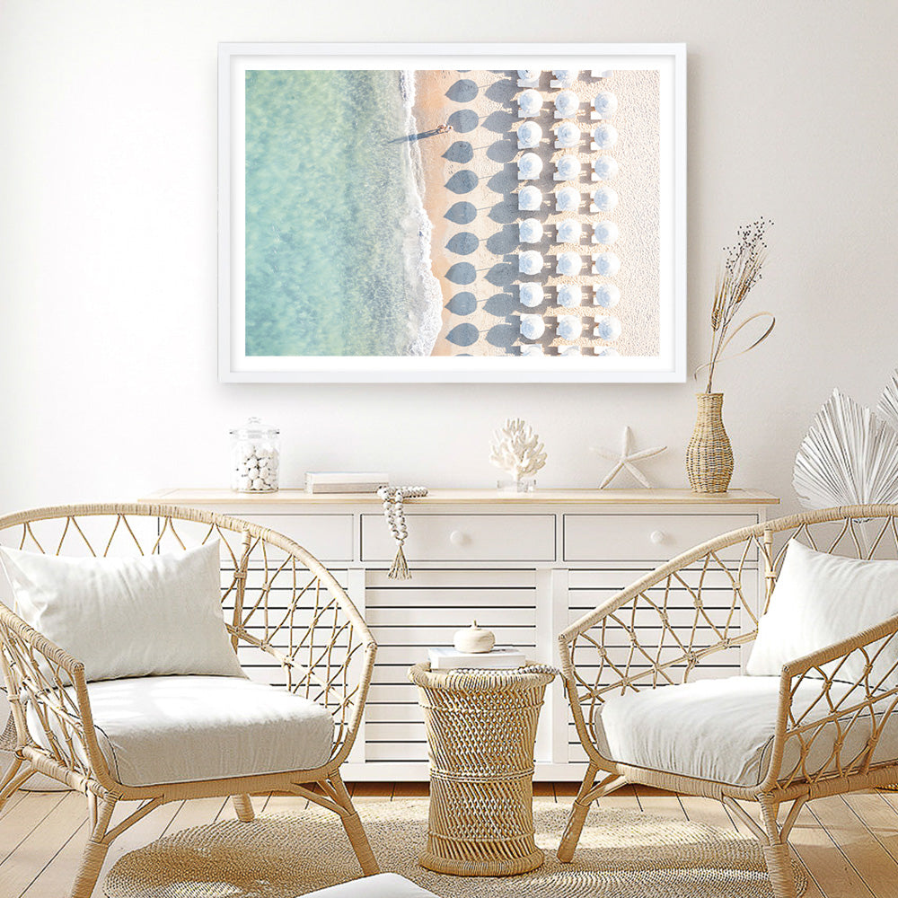 Shop Coastal Vacation II Photo Art Print a coastal themed photography wall art print from The Print Emporium wall artwork collection - Buy Australian made fine art poster and framed prints for the home and your interior decor, TPE-1246-AP