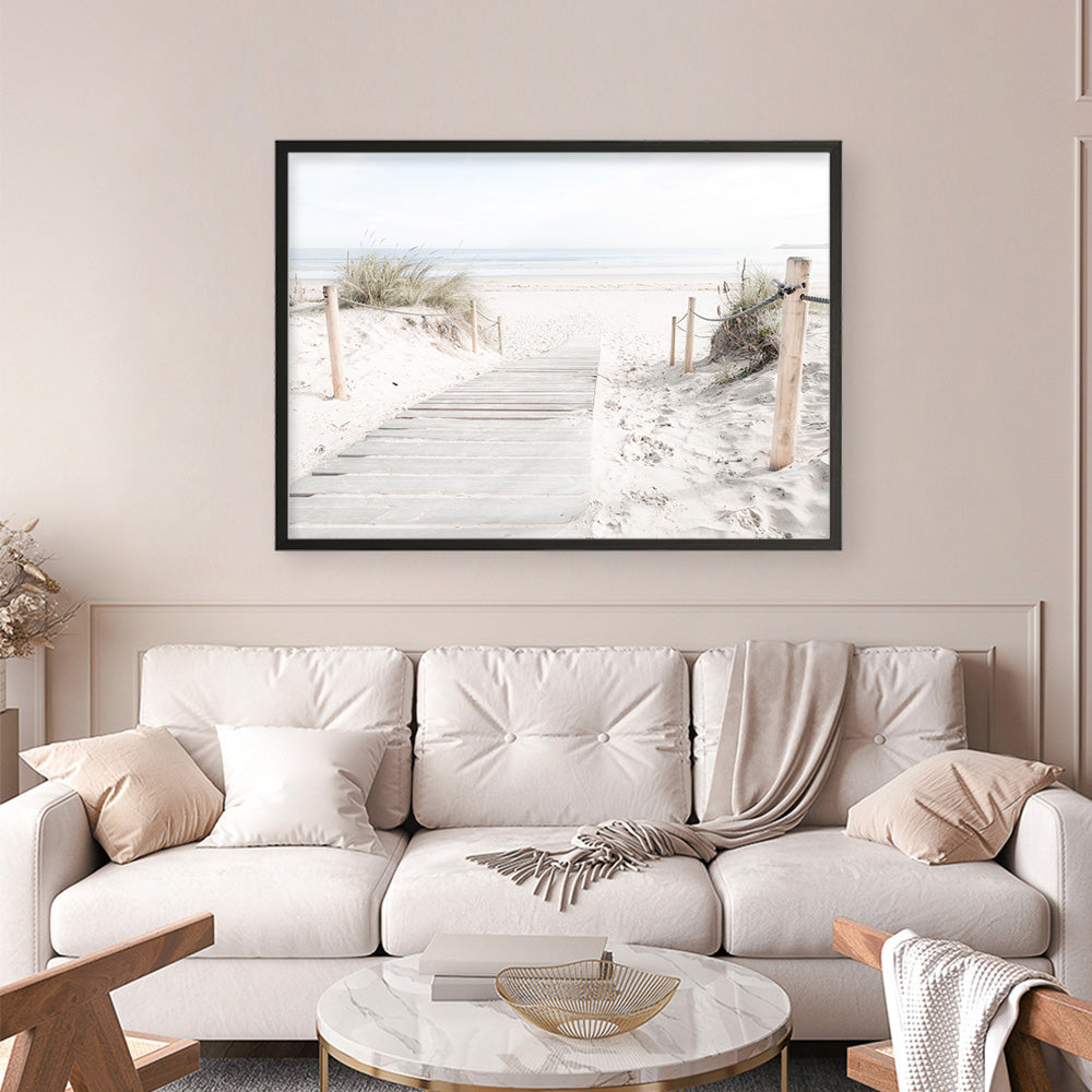 Shop Coastal Walk Photo Art Print a coastal themed photography wall art print from The Print Emporium wall artwork collection - Buy Australian made fine art poster and framed prints for the home and your interior decor, TPE-1249-AP