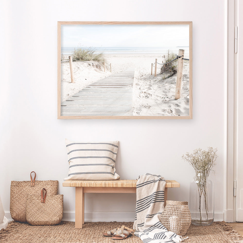 Shop Coastal Walk Photo Art Print a coastal themed photography wall art print from The Print Emporium wall artwork collection - Buy Australian made fine art poster and framed prints for the home and your interior decor, TPE-1249-AP