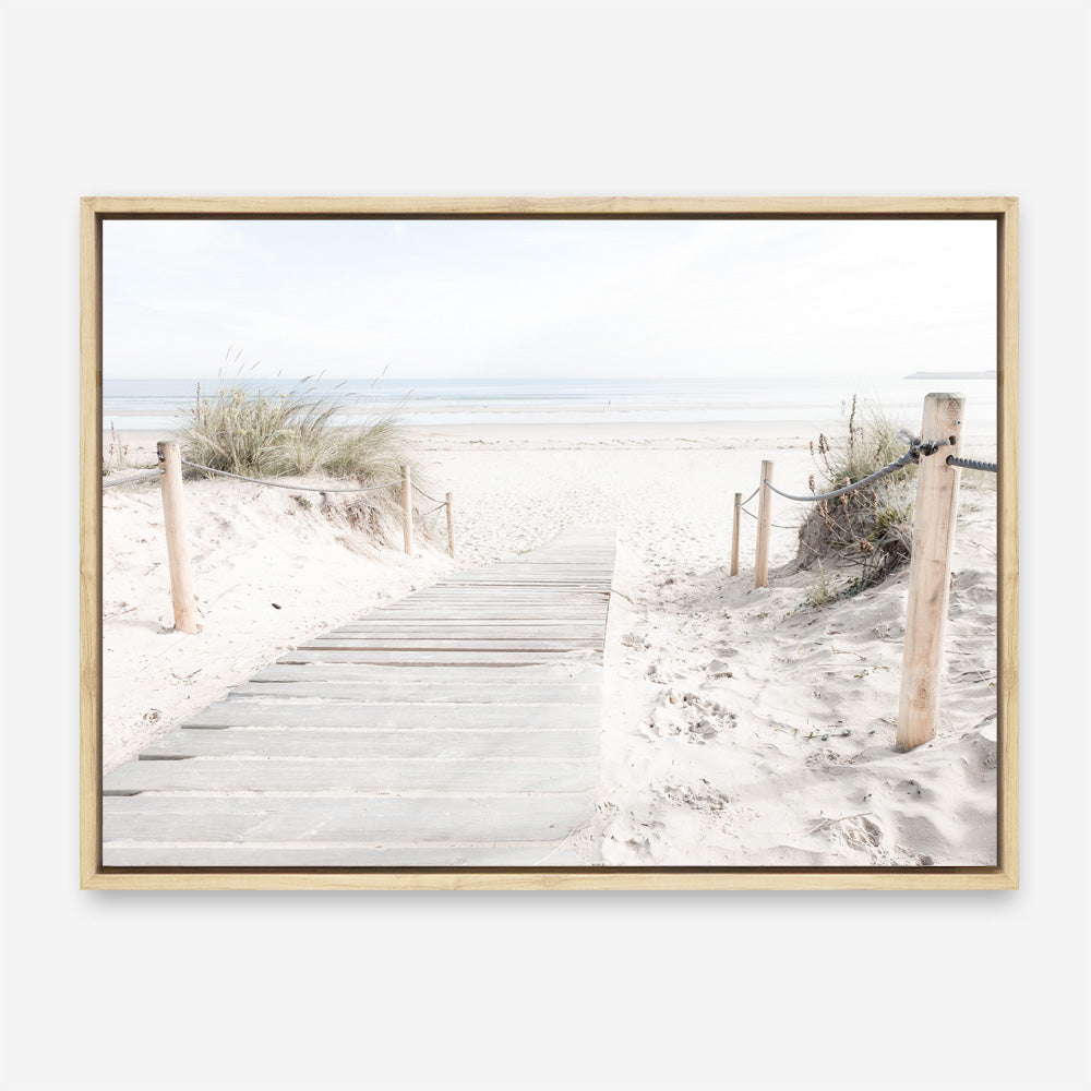 Shop Coastal Walk Photo Canvas Print a coastal themed photography framed stretched canvas print from The Print Emporium wall artwork collection - Buy Australian made prints for the home and your interior decor space, TPE-1249-CA-35X46-NF