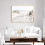 Shop Coastal Walk Photo Canvas Print a coastal themed photography framed stretched canvas print from The Print Emporium wall artwork collection - Buy Australian made prints for the home and your interior decor space, TPE-1249-CA-35X46-NF