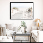 Shop Coastal Walk Photo Canvas Print a coastal themed photography framed stretched canvas print from The Print Emporium wall artwork collection - Buy Australian made prints for the home and your interior decor space, TPE-1249-CA-35X46-NF