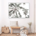 Shop Coconut Palms Photo Canvas Print a photography framed stretched canvas print from The Print Emporium wall artwork collection - Buy Australian made prints for the home and your interior decor space, TPE-738-CA-35X46-NF
