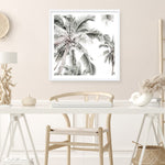 Shop Coconut Palms (Square) Photo Art Print a coastal themed photography wall art print from The Print Emporium wall artwork collection - Buy Australian made fine art poster and framed prints for the home and your interior decor, TPE-1017-AP