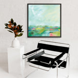 Shop Colorful Horizon Square I (Square) Art Print a painted abstract themed wall art print from The Print Emporium wall artwork collection - Buy Australian made fine art painting style poster and framed prints for the home and your interior decor room, TPE-WA-63752-AP