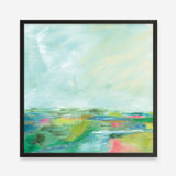Shop Colorful Horizon Square I (Square) Art Print a painted abstract themed wall art print from The Print Emporium wall artwork collection - Buy Australian made fine art painting style poster and framed prints for the home and your interior decor room, TPE-WA-63752-AP
