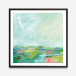 Shop Colorful Horizon Square I (Square) Art Print a painted abstract themed wall art print from The Print Emporium wall artwork collection - Buy Australian made fine art painting style poster and framed prints for the home and your interior decor room, TPE-WA-63752-AP