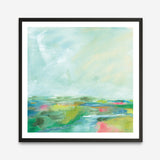 Shop Colorful Horizon Square I (Square) Art Print a painted abstract themed wall art print from The Print Emporium wall artwork collection - Buy Australian made fine art painting style poster and framed prints for the home and your interior decor room, TPE-WA-63752-AP