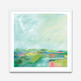 Shop Colorful Horizon Square I (Square) Art Print a painted abstract themed wall art print from The Print Emporium wall artwork collection - Buy Australian made fine art painting style poster and framed prints for the home and your interior decor room, TPE-WA-63752-AP