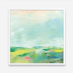 Shop Colorful Horizon Square II (Square) Art Print a painted abstract themed wall art print from The Print Emporium wall artwork collection - Buy Australian made fine art painting style poster and framed prints for the home and your interior decor room, TPE-WA-63753-AP