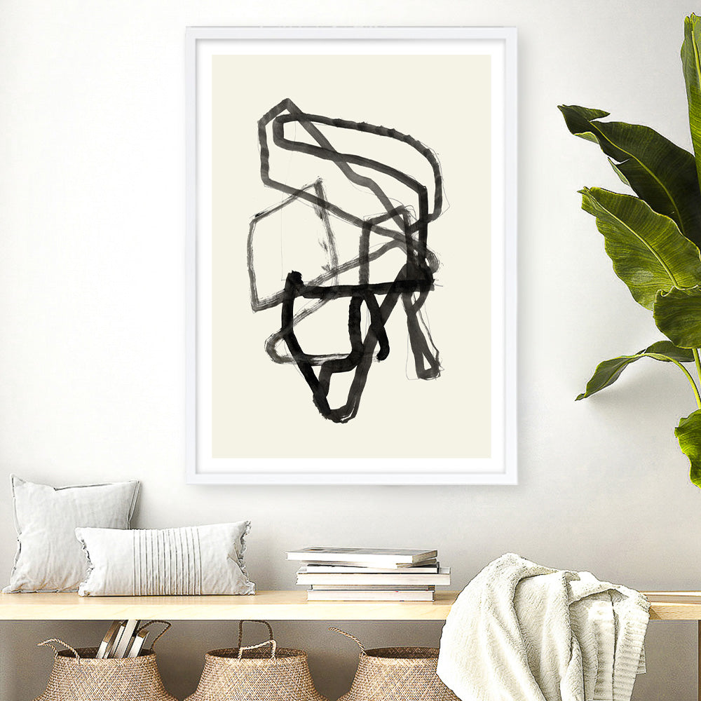 Shop Conte I Art Print a painted abstract themed wall art print from The Print Emporium wall artwork collection - Buy Australian made fine art painting style poster and framed prints for the home and your interior decor room, TPE-PC-WZ614-AP