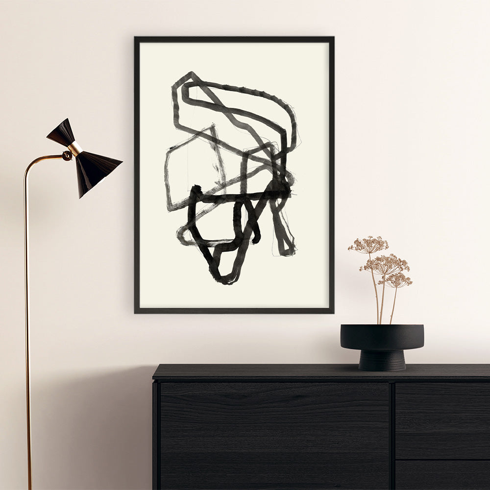 Shop Conte I Art Print a painted abstract themed wall art print from The Print Emporium wall artwork collection - Buy Australian made fine art painting style poster and framed prints for the home and your interior decor room, TPE-PC-WZ614-AP