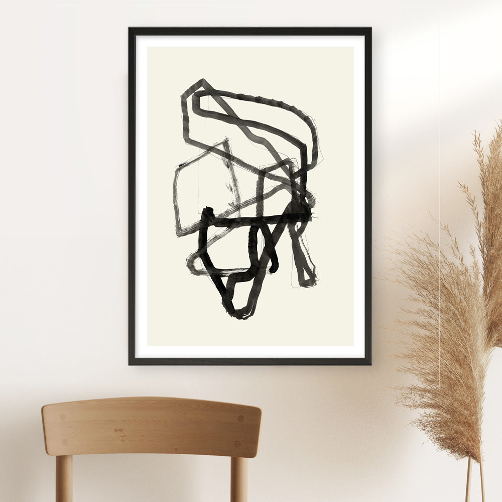 Shop Conte I Art Print a painted abstract themed wall art print from The Print Emporium wall artwork collection - Buy Australian made fine art painting style poster and framed prints for the home and your interior decor room, TPE-PC-WZ614-AP