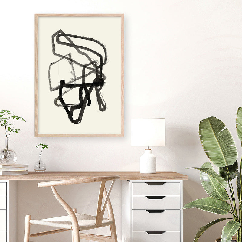 Shop Conte I Art Print a painted abstract themed wall art print from The Print Emporium wall artwork collection - Buy Australian made fine art painting style poster and framed prints for the home and your interior decor room, TPE-PC-WZ614-AP