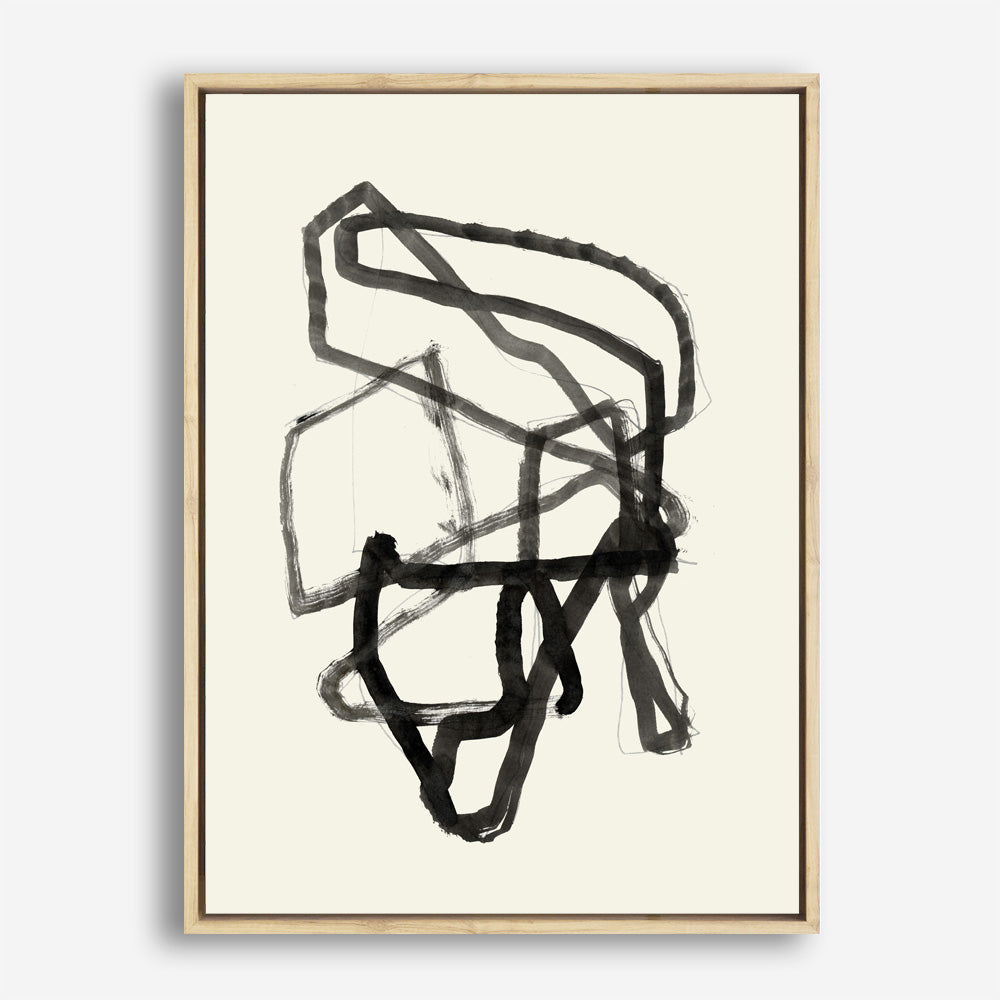 Shop Conte I Canvas Print a painted abstract themed framed canvas wall art print from The Print Emporium artwork collection - Buy Australian made fine art painting style stretched canvas prints for the home and your interior decor space, TPE-PC-WZ614-CA-35X46-NF